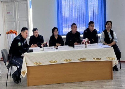 «Құқық бұзушылық, жол көлік қауіпсіздігі, жасөспірімдер мен олардың қауіпсіздігі, жыныстық тиіспеушілік» тақырыбында  іс шара